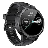 4G Call Smart Watch 1,6 Zoll HD Full Round Touchscreen 3G + 32G Speicher 5MP + 5MP Dual Kameras 1080Mah Akku Smartwatch Videoanruf Bluetooth Übertragung