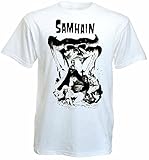 Samhain v2 T Shirt White Vintage Poster Horror Punk B