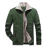 BAIYUEGUANG Herren Winterjacke Sale Derbe Regenjacke Herren Steppjacke Herren üBergangsjacke Army Jacke Herren Flanell Jacke Herren Outdoorjacke Herren Jeans Jacke Herren Steppjacke Herren L
