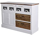 Landhausstil Sideboard Shabby chic Anrichte altweiß Vintage Schrank HMA14a Palazzo Exk