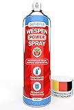 Wespen Power Spray 500ml gegen Wespen & Wespennester - Wespenspray mit 4 Meter Power-Düse sowie Sofort- & Langzeitwirkung - hochwirksam & hergestellt in D