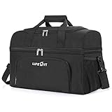 Lifewit 30L Kühltasche Kühlbox Faltbar Cooler Bag Sportliche Kühlbox Isoliertasche Double Decker für Sport/Picknick/Fitness,Schw