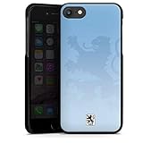 DeinDesign Hard Case kompatibel mit Apple iPhone SE (2020) Schutzhülle schwarz Smartphone Backcover TSV 1860 München Offizielles Lizenzprodukt Log