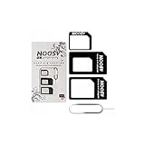 Noosy – Adapter 3 in 1 Noosy Nano Micro Sim Microsim zu Nanosim & Schw