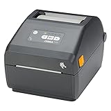 Zebra ZD421d Drucker mit Abreißkante - 203 dpi - Thermodirekt - 104 mm max. Druckbreite, BTLE, USB, USB-Host, WLAN Schnittstellen (ZD4A042-D0EW02EZ)