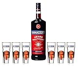 Geschenk-Set Ramazzotti 1,5 Liter mit 6 original G
