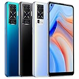 LIBELLEFLY Hugogo Smartphones Android RAM 2GB + ROM 32GB Erweitert 6,8 Zoll Vollbild Dual-SIM-Karte Face Unlock mit 3 SIM-S
