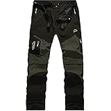 GITVIENAR Herren Outdoor Zwei Teile zerlegbar wandernde Hose schnell trocknende Hosen Sonnenschutzmittel atmungsaktive Bequeme lockere Hosen verschleißfeste F