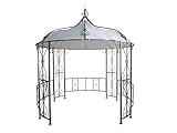 DEGAMO Luxus Pavillon Burma 300cm rund, Stahlgestell + Dach wasserdicht W