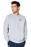 Kappa VAUKE Sweatshirt I Unisex Pullover aus Baumwolle I Basic für Sport und Freizeit I Sweater für Frauen und Männer I Größe XL, g