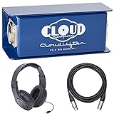 Cloud Microphones Cloudlifter 1-Kanal-Mikrofonaktivator mit Samson Over-Ear-Stereo-Kopfhörer und XLR-Mikrofonkab