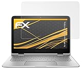 atFolix Panzerfolie kompatibel mit HP Spectre x360 13-4102ng Schutzfolie, entspiegelnde und stoßdämpfende FX Folie (2X)