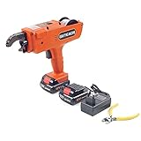 HJMCBZ 8–34 mm Rebar-Stufen-Bindemaschine, automatische Stahlstangen-Bindungswerkzeug, wiederaufladbar, handlich, elektrisch, orang