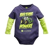 JOHN DEERE Baby-Jungen Boys' Bodyshirt T-Shirt, Navy, 3-6 M
