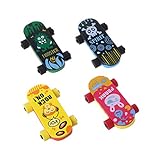 WT-DDJJK Stift Radiergummi, kreative Skateboard Radiergummi Bleistift Gummi Reiniger stationäre Versorgung Kinder Geschenk Spielzeug