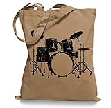 Ma2ca Drums Drummer Schlagzeuger Tragetasche/Bag/Jutebeutel WM1
