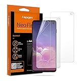Spigen, 2Stück, Schutzfolie kompatibel mit Samsung Galaxy S10, NeoFlex, Hüllenfreundlich, TPU Folie, Wasser Installation, Vollständige Abdeckung, Galaxy S10 Schutzfolie (605FL25996)