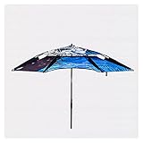 ZHANGJINYISHOP2016 Sunbrella Outdoor Terrasse Regenschirme Transparente Sonnencreme Regenschirm Winddicht Regenschutz Outdoor Sunshade Angeln Regenschirm Wasserdicht und UV-beständig (Size : 2m)