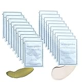 Reise Set Divine Sachets - Heilerde Detox Maske & Feuchtigkeitsspendende Tagespflege - Mit 80 Nährstoffen & ätherischen Ölen für frische & zarte Haut - Bio & Vegan - Herren & Damen 20X2