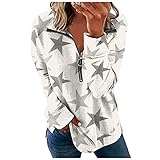 Frauen Oberteile jeansmantel Damen lang Sommer musselin Bluse Lagenlook Pullover Hoodie Damen türkis Langarm t Shirt Damen Schneeanzug schwarzes Oberteil Damen B