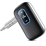 Cocoda Bluetooth Adapter Auto für Musik-Streaming/Freisprechen, Aux Bluetooth Adapter für Heim-Stereoanlage/Lautsprecher/Kabelkopfhörer, Bluetooth Empfänger mit Bluetooth 5.0, D