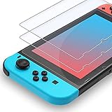 XINRUISEN 2Stück Displayschutzfolie für Nintendo Switch 2017, Panzerglas Schutzfolie für OLD Nintendo Switch HD Screen Protector Panzerglas Anti-Kratzer Panzerglasfolie,Glas Panzerfolie Display