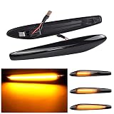 LED Dynamische Seitenmarkierungsleuchten,Pfeilblinker Blinker für Alfa Romeo 159,Sportwagon Boera Spider 939(Tippe A Schwarz)