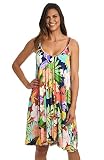 Citrus Swimwear Damen Kleid Badeanzug Cover Up berwurf fr Schwimmbekleidung, Mehrfarbig, in den Tropen, X-S