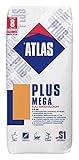 Atlas Natursteinkleber Plus Mega grau C2ES1 Marmor Granit Kleber Fliesen Fliesenkleber 25 kg