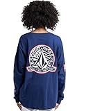 Volcom Damen Ls Tee T-Shirt, Usst Blue,