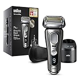 Braun Series 9 Pro Premium Rasierer Herren mit 4+1 Scherkopf, Elektrorasierer & ProLift Trimmer, 5-in-1 Reinigungsstation, 60 Min Laufzeit, Wet & Dry, 9465cc, nob