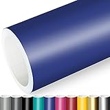 Actinium® Klebefolie 7€/m² Blau Matt | 5m x 0,63m selbstklebende matte Folie | Möbelfolie selbstklebend Kü