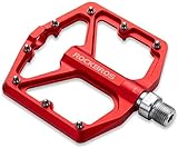 ROCKBROS Fahrradpedale Rennrad Pedale Aluminium Platform Pedale Ultraleicht Antirutsch Fahrrad Pedale 9/16 Zoll für MTB E-Bike S