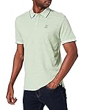 TOM TAILOR Herren 1026015 Pattern Polohemd, 27057-Mint Green Streaky Two Tone, L