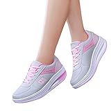 Briskorry Damen Freizeit Schuhe Sportschuhe Sneaker Turnschuhe Laufschuhe Sommer Bequeme Slip On Outdoor Leichteshuhe Mesh Walking Schuhe Luftkissen Outdoorschuhe Fitnessschuhe Casual S