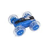 HEBXMF 2,4 GHz RC Auto 4WD Double Sided Stunt Dance Vehicle 360 ​​Grad Rotation Raupen-LKW Mit LED-Licht Musik Spielzeug Buggy Für Kinder Jungen Mädchen Weihnachtsgeburtstagsgeschenk