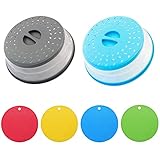 XZM Collapsible Microwave Splatter Cover Mikrowellen Haube Spritzschutz Deckel mit Dampflöchern Heizungsabdeckung für Lebensmittel für Obst Gemüse, auch als Obstfilterkorb, B