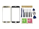 Flügel Frontglas für Samsung Galaxy S6 Edge G9250 G925 G925F Glas Displayglas Ersatzglas Gold (ohne Touchscreen und ohne LCD) Ersatzteile & Werkzeuge & Kleb