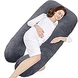 Wndy's Dream Schwangerschaftskissen Stillkissen Premium XXL U-förmiges Schwangerschaftskissen Body Pillow voor slaap, zijslaapkussen 2.9KG