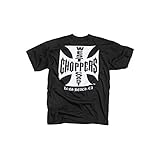 WEST COAST CHOPPERS OG Classic Männer T-Shirt schwarz XL 100% Baumwolle Biker, Rockw