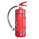 Männerhandtasche Feuerwehr Geschenke, Minibar für Alle Feuerwehrler, Unerlässliches Feuerwehr Geschenke, Kreatives Feuerlöscher-Form Weinaufbewahrungssystem, Neuartige Spirituosen für Whisky, Gin(Rot)