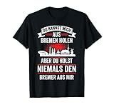 Herren Bremer Skyline Bremen Hafen Bremisch Hansestadt Lustig T-S