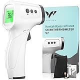 VOLVION V7 Fieberthermometer kontaktlos - Infrarot Thermometer für schnelles Fiebermessen an der Stirn - auch für Kinder & Babys geeig