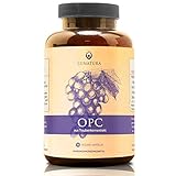 OPC Traubenkernextrakt - Höchster OPC Gehalt nach HPLC - 1100 mg Extrakt mit 770mg reines OPC je Tagesdosis - Premium: aus französischen Weintrauben. vegan in Kap