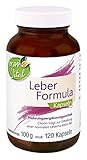 Kopp Vital Leber-Formula Kapseln | 100 g | 120 Kapseln | Premium-Qualität | Nahrungsergänzungsmittel | vegan | mit Mariendistel, Artischocke, Löwenzahn und C