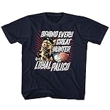 Monster Hunter Video Game Behind Great Hunter Loyal Palico Youth T-Shirt Tee - Blau - Groß