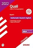 STARK Lösungen zu Original-Prüfungen Quali Mittelschule 2022 - Mathematik, Deutsch, Englisch 9. Klasse - Bayern (STARK-Verlag - Abschlussprüfungen)