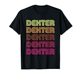 Vorname Dexter Funky Retro Vintage Disco Design T-S