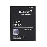 Bluestar Akku Ersatz kompatibel mit Samsung I9190 Galaxy S4 Mini 2100 mAh Austausch Batterie Premium Accu B-B500BEBEC