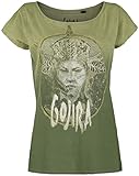 Gojira Fortitude Frauen T-Shirt grün L 100% Baumwolle Band-Merch, B